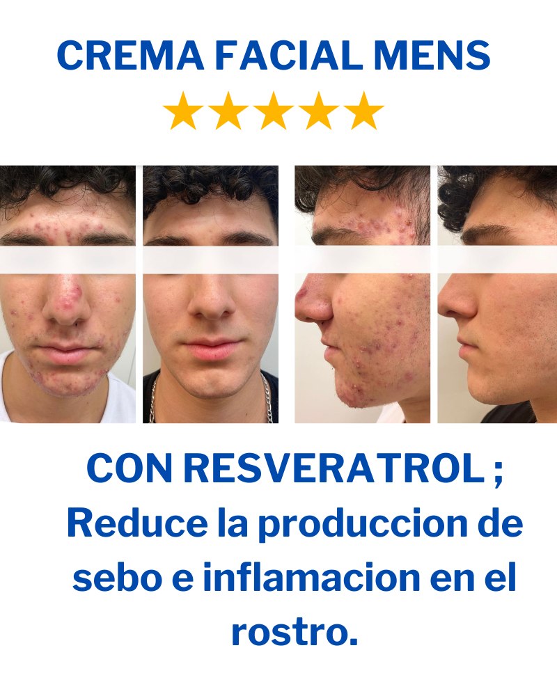Crema Antiedad Mens para Hombres | Revitaliza e Hidrata tu Piel